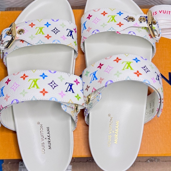 LOUIS VUITTON x MURAKAMI LV x TM Romy Flat Ballerina Shoes Sz 38 US 8 - Picture 9 of 9